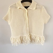 NWT Zara Women Checkered Knit