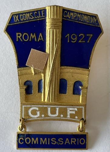 Distintivo guf roma - distintivo,