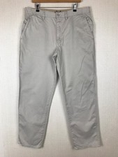 Pantalone chino AVIREX 38 grigio chiaro beige 100% cotone