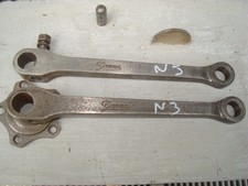 Pedivelle, guarnitura Ganna, scanalate, biciclette epoca (NR 3), NO Corsa