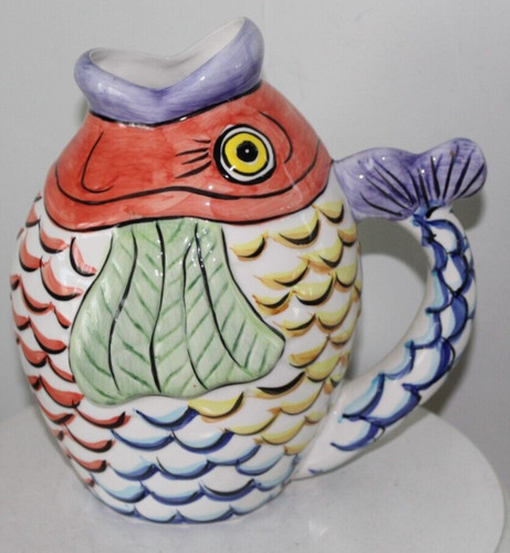 Brocca vaso centrotavola pesce - brocca/vaso/centrotavola,