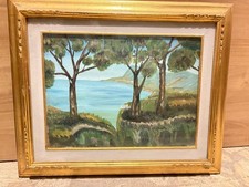 Dipinto olio su cartone