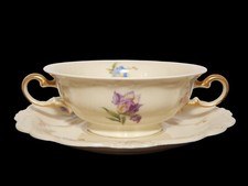 PREZIOSA ROCAILLE ANTICA TAZZA BRODO CONSOMME' PORCELLANA ROSENTHAL POMPADOUR
