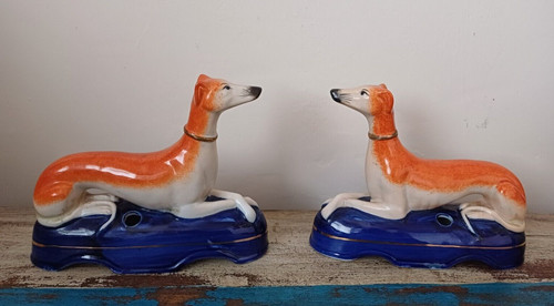 Coppia cani vintage in - cani,