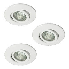 Faretti Orientabili Ad Incasso Alogeno 3 Luci 35 w 12 v Paulmann Bianco Lucido
