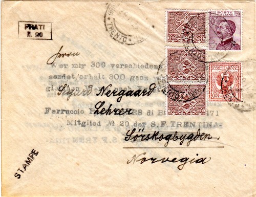 Italia 1923 3x1 - 1923,, su