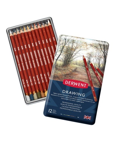 Derwent drawing set 12 - set, di