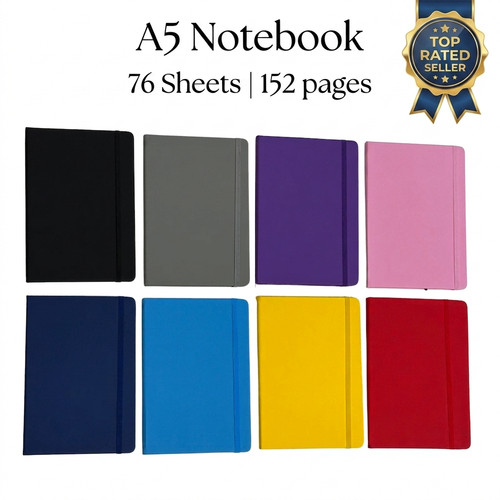 Blocco note rilegato - a5,