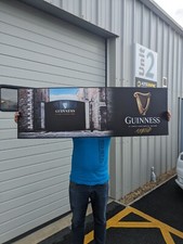 Guinness Large Long Sign Pub