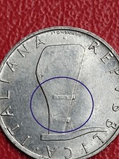 Moneta 5 Lire Delfino 1977