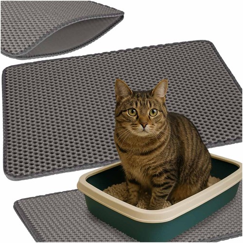 Cat litter box mat - litter,