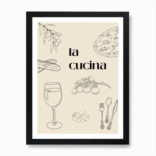 Poster cucina - cucina, in