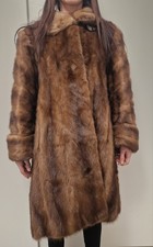 pelliccia di visone lunga