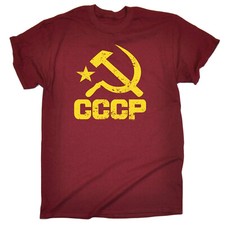 Magliette Cccp Gialla - Da Uomo Divertente Novità Top Regalo T-shirt Magliette