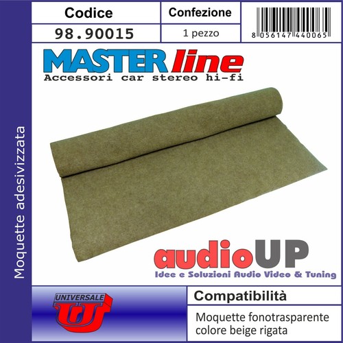Moquette acustica rigata non - rigata,
