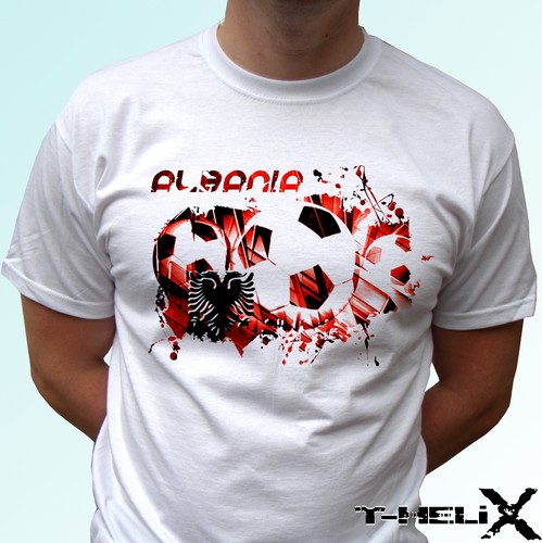 Bandiera calcio albania t - calcio,