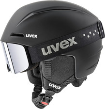 Viti Set, Casco E Maschera Da Sci Unisex Bambino, Black Matt, 54-58 Cm