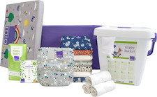 , Miosolo Classic Set Di Pannolini Lavabili per Cominciare, Cuccioli in Festa