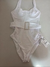 maillot de bain 1 pièce blanc