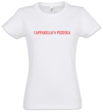 T-shirt donna Pizzeria Capparellos Billions Bobby simbolo insegna logo ristorante