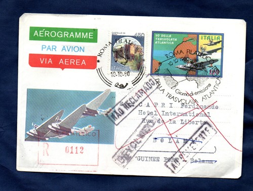 Aerogramma per guinea - per, la