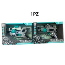 PISTOLA CON LUCI E SUONI ELETTRONICA GIOCATTOLO PER BAMBINI 68900