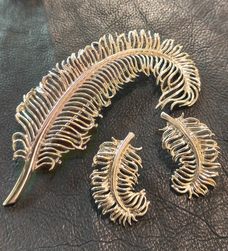 Set spilla orecchini vintage - set,
