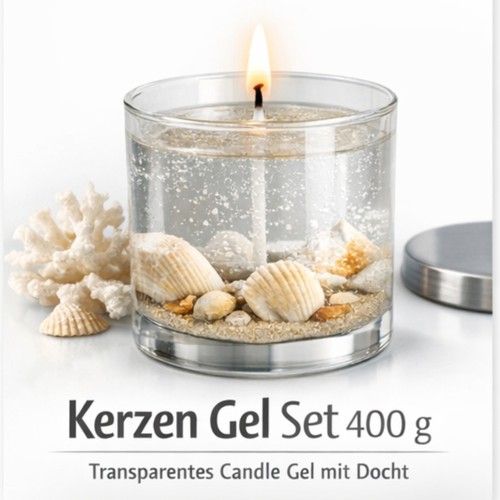 Candele gel set 400 - g, candle