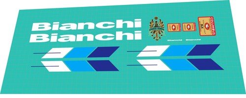 Bianchi set decalcomanie - set,