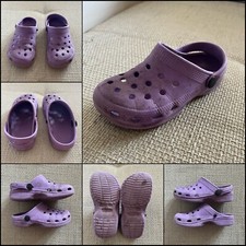 CIABATTE ZOCCOLI SABOT IN GOMMA COLORE VIOLA TAGLIA 27