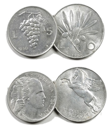Italia lotto lire 1950 - 10,