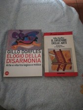 ELOGIO DELLA DISARMONIA + IL DIVENIRE DELLE ARTI Gillo Dorfles 