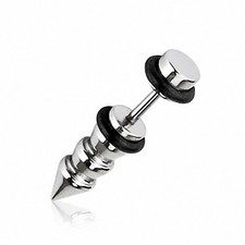 Piercing Orecchio Finto Piercing Tripla Spike