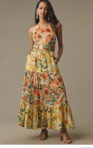 Maxi abito strati pilcro - maxi, a