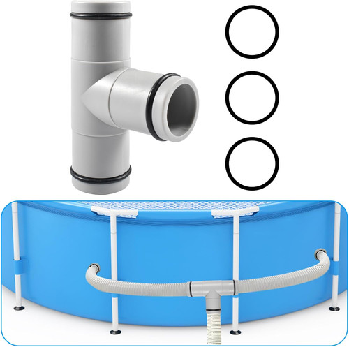 Connettore tubo piscina mm - connettore,