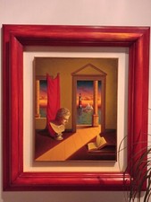 ANTONIO NUNZIANTE OLIO SU TELA ARCHIVIATO PUBBLICATO ESPOSTO AUTENTICA SU FOTO