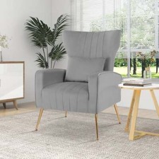 Poltrona con schienale ad ala