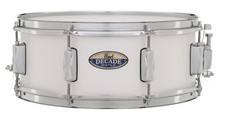 Tamburo rullante Pearl Decade acero 14x5,5" bianco satinato laccato perlato rivenditore nave mondiale