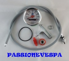 KIT CONTACHILOMETRI PER VESPA 50 L N R 80 KM/H LOGO QUADRATO COLORATO