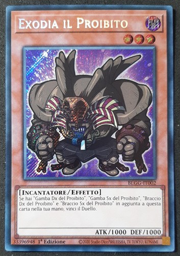 Exodia proibito rara - il,