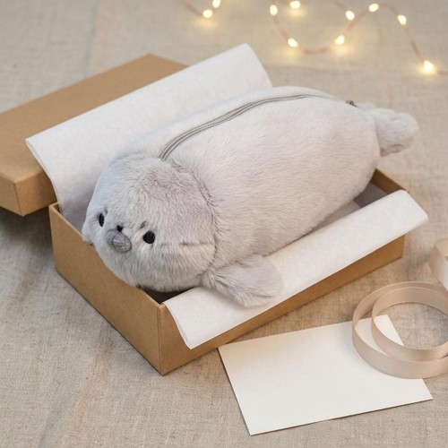 Astuccio foca carino - a,