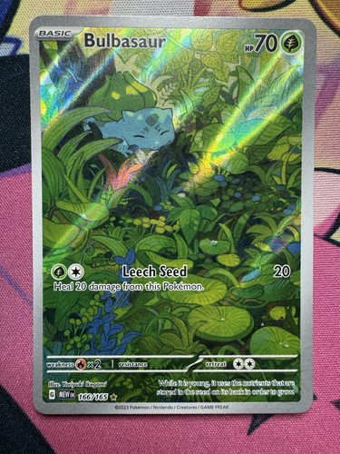Pokémon tcg bulbasaur 166 - pokémon,