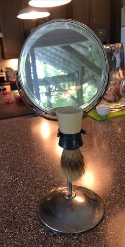 Vintage apollo shaving mirror - vintage,