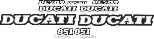 Adesivi ducati 851 desmo - adesivi,