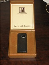 accendino WIN placcato argento