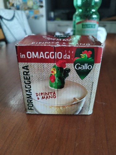 Formaggiera gallo ceramica - formaggiera,
