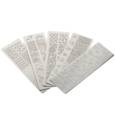  5 Pcs Nail Stamping Plate