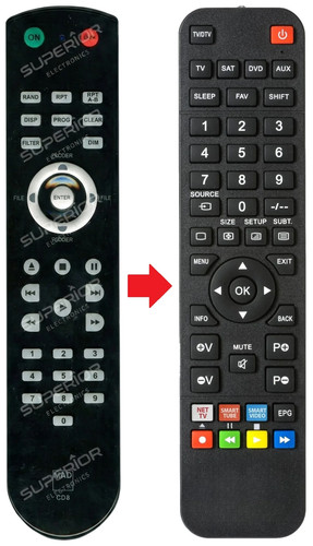 Telecomando adatto per nad - telecomando,