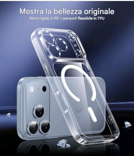 Cover trasparente magsafe per - magsafe,