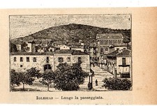 Stampa antica IGLESIAS piccola